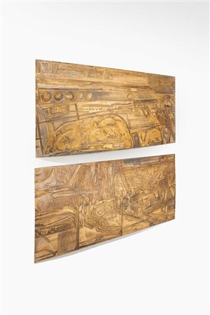 GIAN PAOLO ZALTRON<BR>Coppia di pannelli