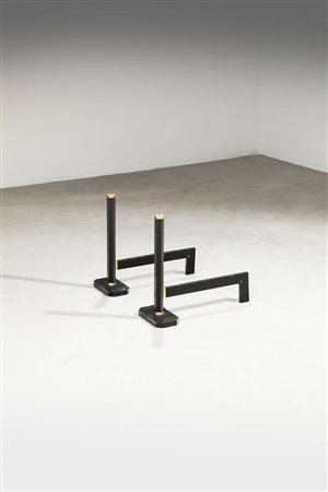 AFRA E TOBIA SCARPA<BR>Coppia di alari