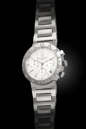 BULGARI<BR>Mod.”Chronograph”, ref.bb38ssch, anni 2000