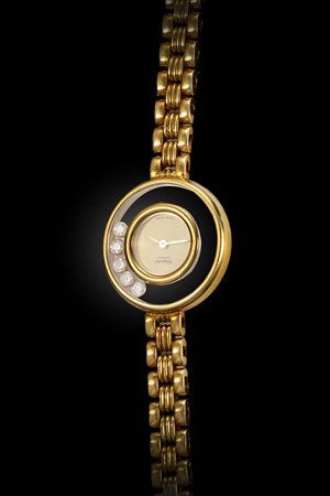 CHOPARD<BR>Mod. “Happy Diamonds”, ref.4100, anni '90