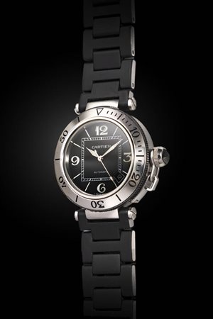 CARTIER<BR>Mod. “Pasha Seatimer”, ref.2790, anno 2007 circa