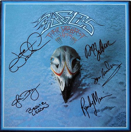 Eagles Their Greatest Hits 1971-1975 signed album