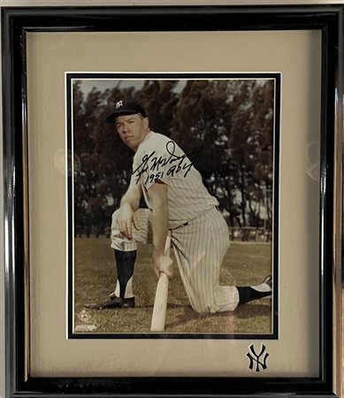 Gil McDougald signed photo