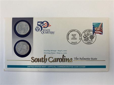 South Carolina First Day Mint and First Day Cover
