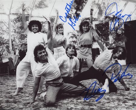 Fame TV show cast signed photo