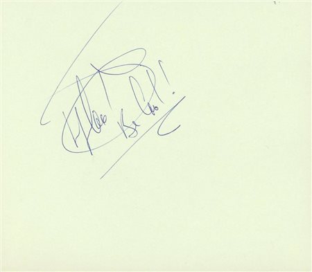 NCIS LL Cool J original signature