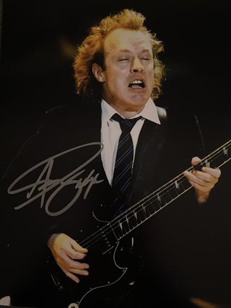 AC/DC Angus Young signed photo