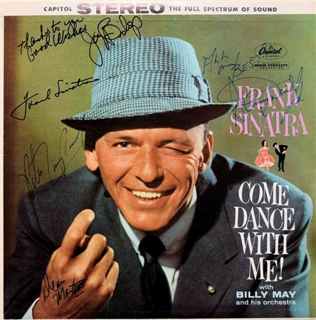 Frank Sinatra signed Come Dance With Me! album