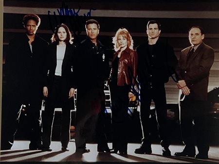 CSI: Crime Scene Investigation William Petersen and
Marg Helgenberger signed photo