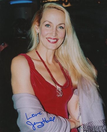 Mick Jagger Muse Jerry Hall signed photo