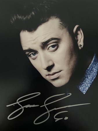Grammy Winner Sam Smith signed photo