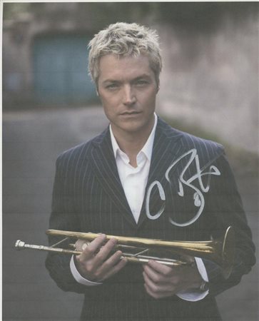 Chris Botti signed photo