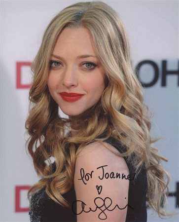 Mama Mia Amanda Seyfried signed photo