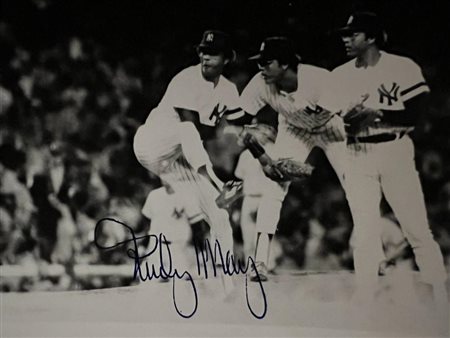 Rudy May signed photo