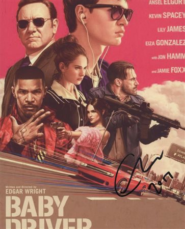 Baby Driver signed movie photo