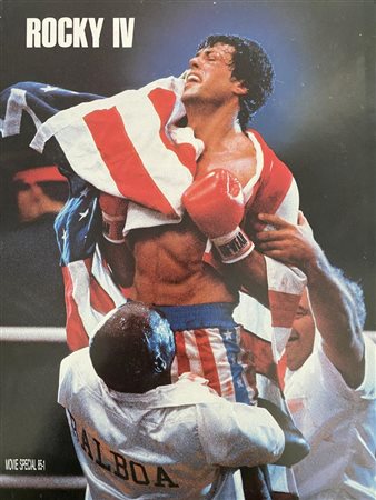Rocky IV Vintage Movie Program (1985)