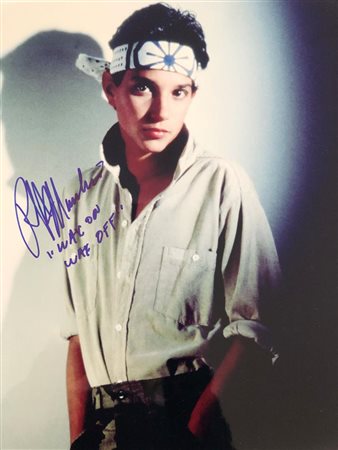 The Karate Kid Ralph Macchio signed photo. GFA Authenticated