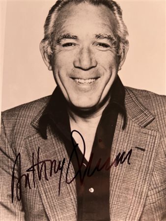 Lawrence of Arabia Anthony Quinn signed photo