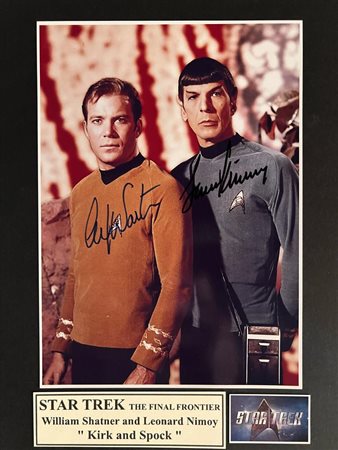 Star Trek cast signed photo