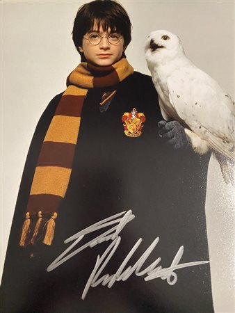Harry Potter Daniel Radcliffe signed movie photo