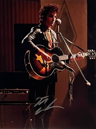 A Complete Unknown TimothÃ©e Chalamet signed movie photo