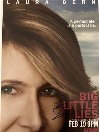 Big Little Lies Laura Dern signed photo
