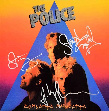 The Police signed Zenyatta Mondatta album