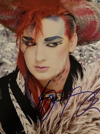 Culture Club Boy George signed photo