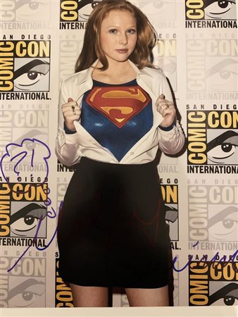 Superman: Unbound Molly Quinn signed photo