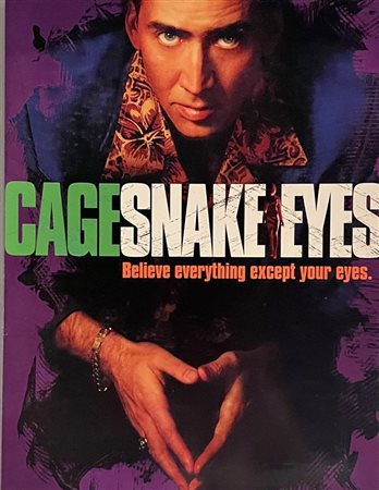 Nicolas Cage Snake Eyes press book