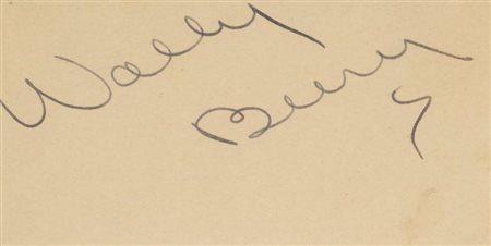 The Champ Wallace Beery signature cut