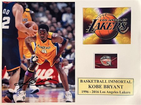 Kobe Bryant signed photo