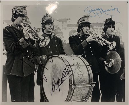 The Beatles rare vintage signed photo