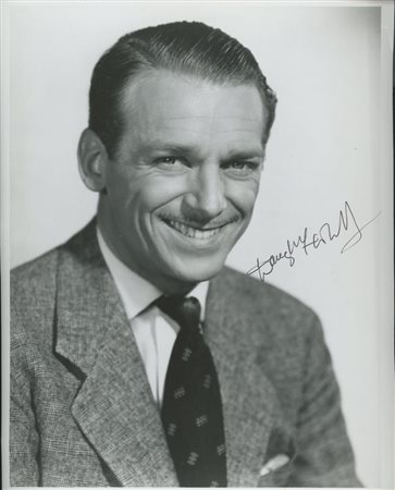 Zorro Douglas Fairbanks Sr. signed photo. GFA Authenticated