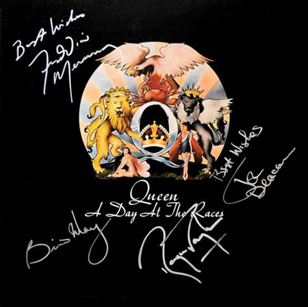 Queen signed A Day At The Races album