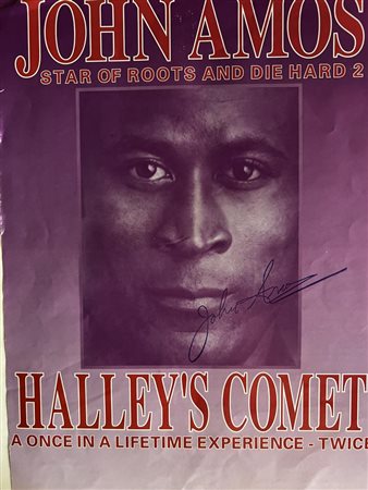 Good Times John Amos signed program