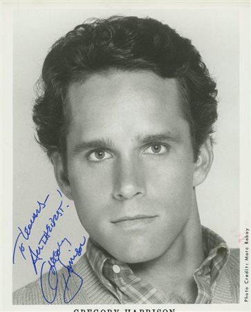 Logans Run Gregory Harrison signed photo