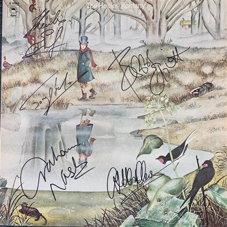 The Hollies Romany signed album