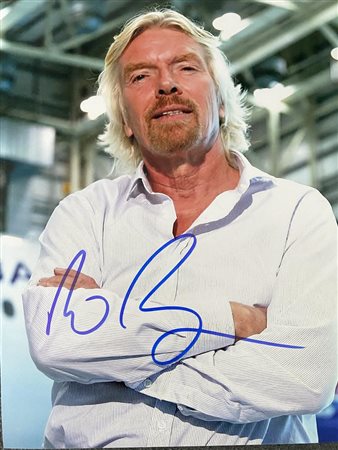 Virgin Galactic Richard Branson signed photo