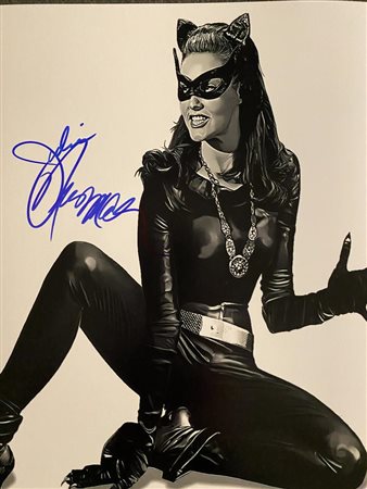 Batman Julie Newmar signed photo