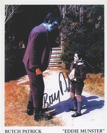 The Munsters Butch Patrick signed photo. GFA Authenticated
