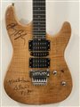 Fleetwood Mac band signed guitar