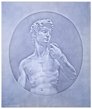 Franco Librari (1950 - 1999), per Cartiere Miliani, Fabriano
Il David, da Michelangelo