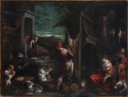 Francesco Bassano (1549 - 1592), con possibili interventi di Jacopo Bassano (1510-1592)
Ritorno del figliol prodigo, 1575 circa