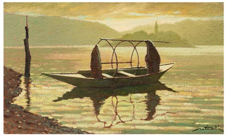 Bruno Artioli (1943 - 2000)
Lago Maggiore - Isola dei Pescatori, 1990
