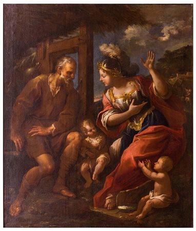 Giovanni Peruzzini, l'Anconetano (1629 - 1694)
Erminia tra i pastori