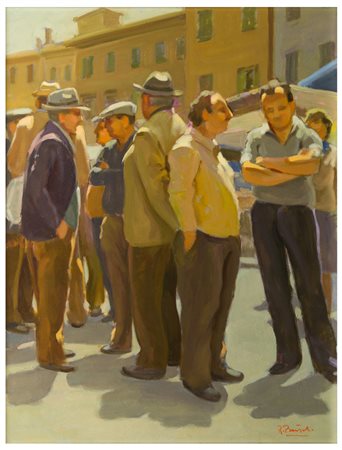 Raul Bartoli (1910 - 1994)
Mercato di Cupramontana, 1985