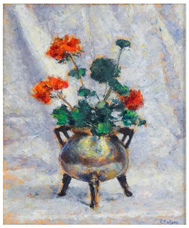 Pio Solero (1881 - 1975)
Vaso con fiori