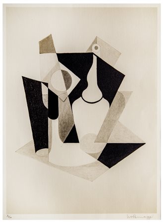 Ivo Pannaggi (1901 - 1981)
Scomposizione di bottiglia