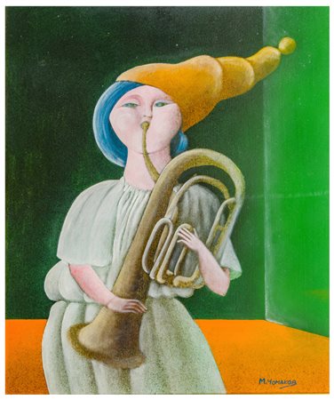 Mikail Ciomakov (1900 - 1999)
Donna che suona, 1991